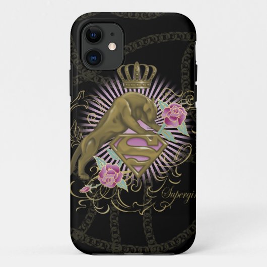 Supergirl Golden Cat 4 Case-Mate iPhoneケース (裏面)
