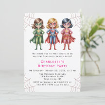 Supergirl Heroes Birthday Party For Girls 