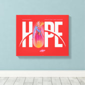 Supergirl Hope キャンバスプリント (インサイチュ (ウッドフロア))