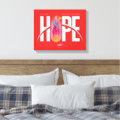 Supergirl Hope キャンバスプリント (インサイチュ (寝室))