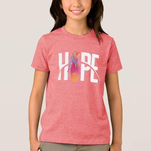 Supergirl Hope トライブレンドTシャツ (正面)