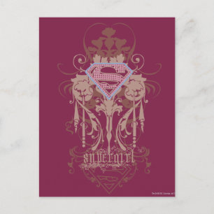 Supergirl Jewel Logo ポストカード