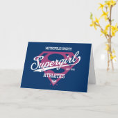 Supergirl Metropolis Sports Athletics Graphic カード (黄色い花)