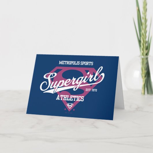 Supergirl Metropolis Sports Athletics Graphic カード (正面)