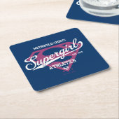Supergirl Metropolis Sports Athletics Graphic スクエアペーパーコースター (アングル)