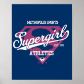 Supergirl Metropolis Sports Athletics Graphic ポスター (正面)