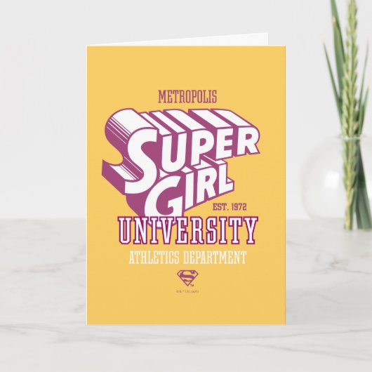Supergirl Metropolis University Athletics Dept. カード (正面)