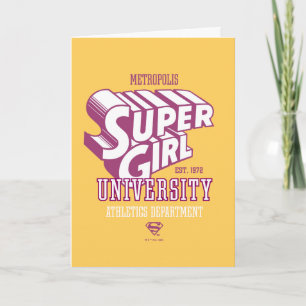 Supergirl Metropolis University Athletics Dept. カード