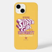 Supergirl Metropolis University Athletics Dept. Case-Mate iPhoneケース (裏面)