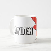 Supergirl on the Move コーヒーマグカップ (正面左)