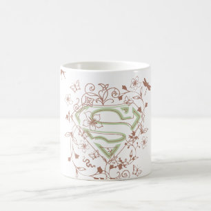 Supergirl Paint Splatter Graphic コーヒーマグカップ
