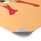 Supergirl Paper Doll Graphic ポスター (角)