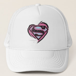 Supergirl Pinkロゴ(ハート) キャップ