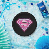 Supergirl Pink Logo ペーパープレート (パーティー)
