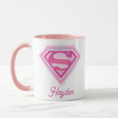 Supergirl Pink Logo マグカップ (左)