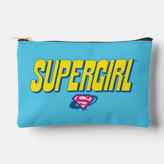 Supergirl Pop Logo アクセサリーポーチ (正面)