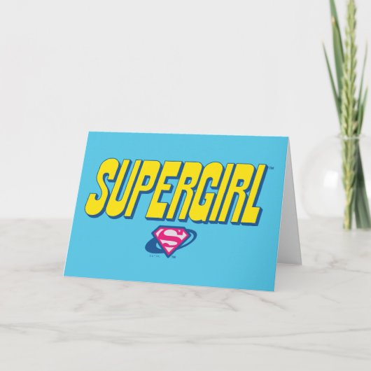 Supergirl Pop Logo カード (正面)