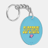 Supergirl Pop Logo キーホルダー (正面左)