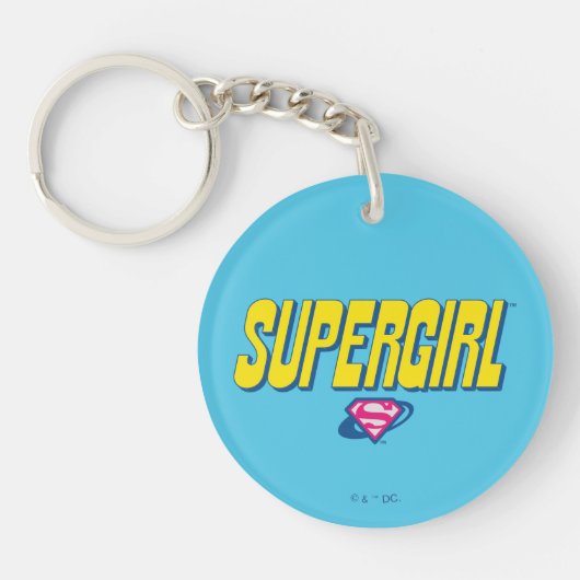 Supergirl Pop Logo キーホルダー (正面)