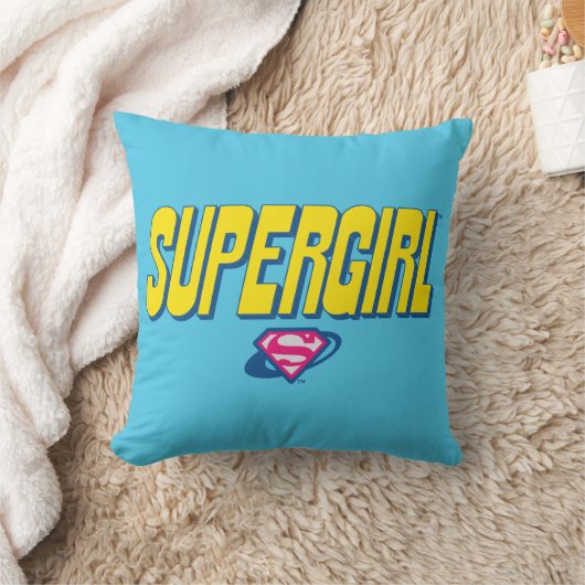 Supergirl Pop Logo クッション (ブランケット)