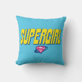 Supergirl Pop Logo クッション (正面)