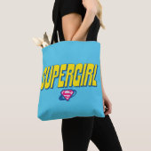 Supergirl Pop Logo トートバッグ (クローズアップ)