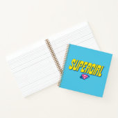 Supergirl Pop Logo ノートブック (内部)