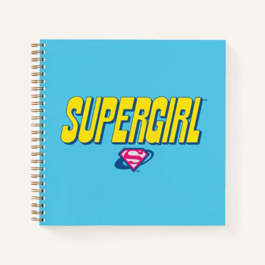 Supergirl Pop Logo ノートブック (正面)
