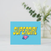 Supergirl Pop Logo ポストカード (スタンド正面)