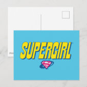 Supergirl Pop Logo ポストカード (正面/裏面)