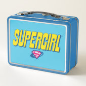 Supergirl Pop Logo メタルランチボックス (裏面)