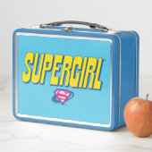 Supergirl Pop Logo メタルランチボックス (インサイチュ)