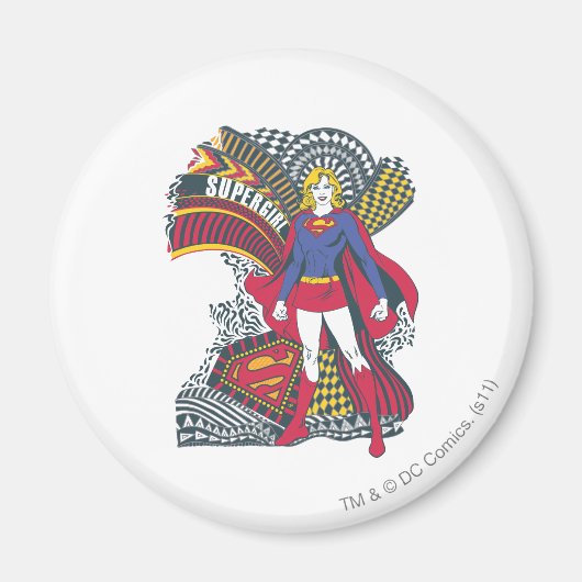 Supergirl Random World 1 マグネット (正面)