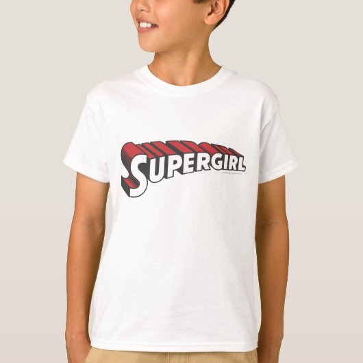 Supergirl Red and White Logo Tシャツ (正面)
