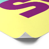 Supergirl Retro Colorshift Graphic ポスター (角)