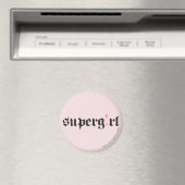 Supergirl Safety Pin Letter マグネット (インサイチュ (食洗機))