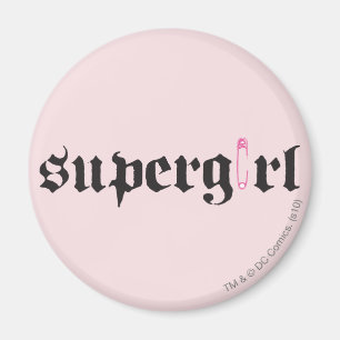 Supergirl Safety Pin Letter マグネット