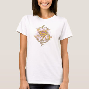 Supergirl Starbustのロゴ Tシャツ