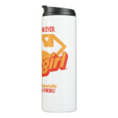 Supergirl Stronger Than Ever Retro Graphic タンブラー (回転右)