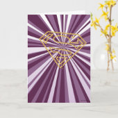 Supergirl Studded S-Shield カード (黄色い花)