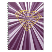 Supergirl Studded S-Shield ノートブック (正面)