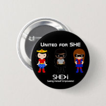 SUPERHERO白のアウトライン統一された- for SHE