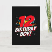 Superhero Birthday - 12 Year Old - 12th Birthday カード (正面)