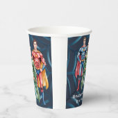 Superhero Birthday Party For Boys  紙コップ (右)