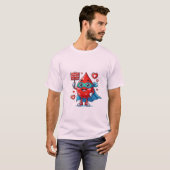 Superhero Blood Drop Donating Blood to Save Lives Tシャツ (正面フル)