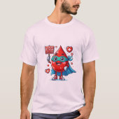 Superhero Blood Drop Donating Blood to Save Lives Tシャツ (正面)