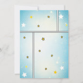 Superhero Boy Birthday Party 招待状 (裏面)