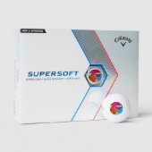 Superhero Callaway Supersoft Golf Balls ゴルフボール (パッケージング)