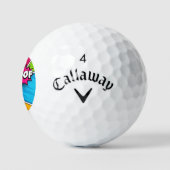 Superhero Callaway Supersoft Golf Balls ゴルフボール (ロゴ)