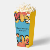 Superhero Comic Book Pop Art Boy Birthday Party フェイバーボックス (はじけた状態)